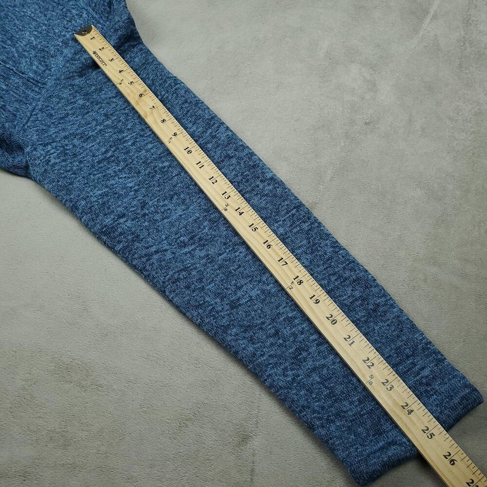 Eddie Bauer Pullover Mens XL Blue Sweater Fleece 1/4 Zip Mock Neck Warm - Picture 11 of 11